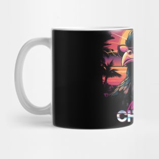 Midnight Chicken - Vaporwave - Synthwave Aesthetic Mug